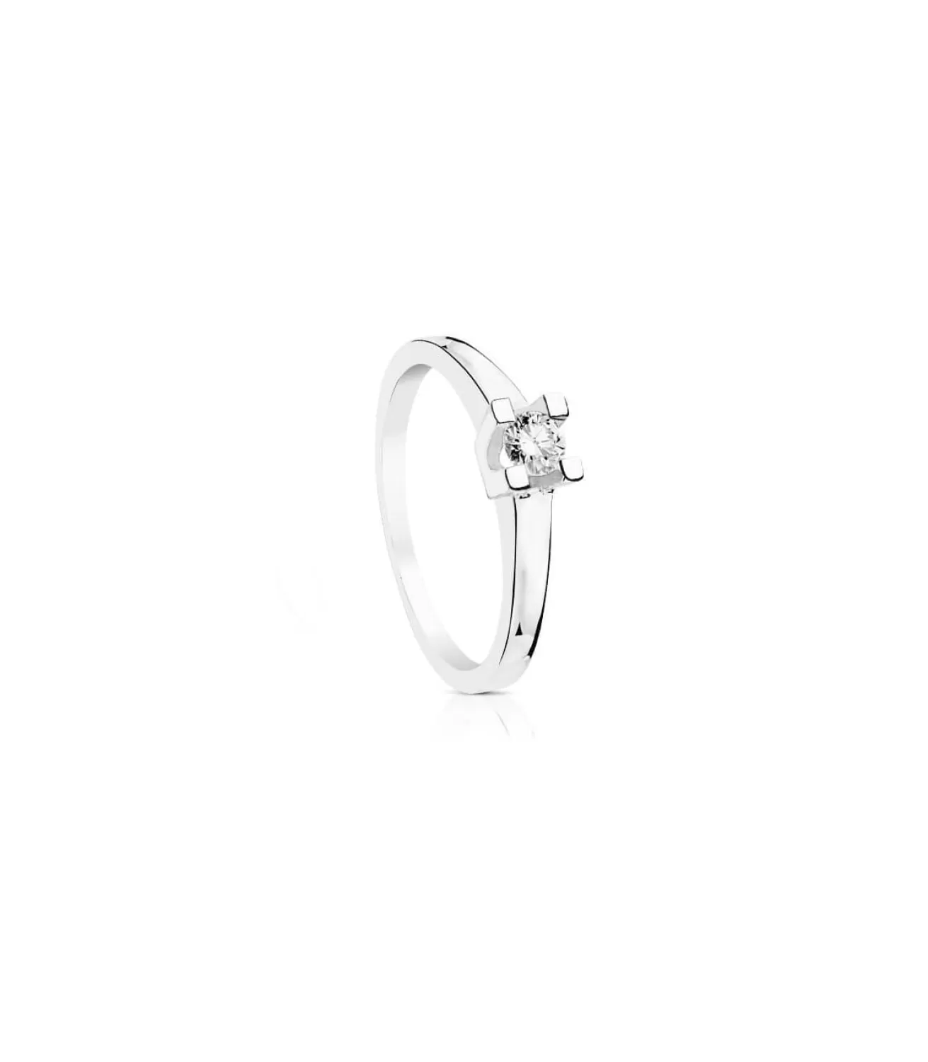 Solitario Parisee 0.150 Qtes. 18 Ktes<Alda Joyeros Store