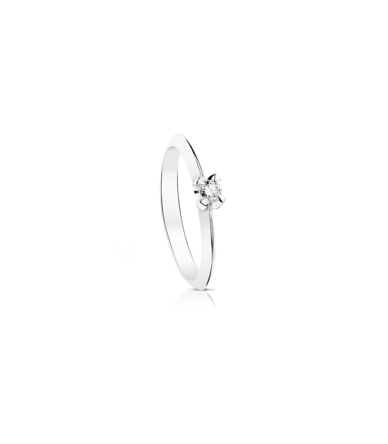 Solitario Veronessi 0.100 Qtes. 18 Ktes<Alda Joyeros Outlet