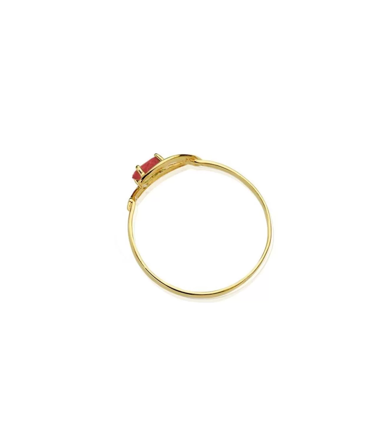 Sortija Juliette Rubi Oro Bicolor 18K<Alda Joyeros New