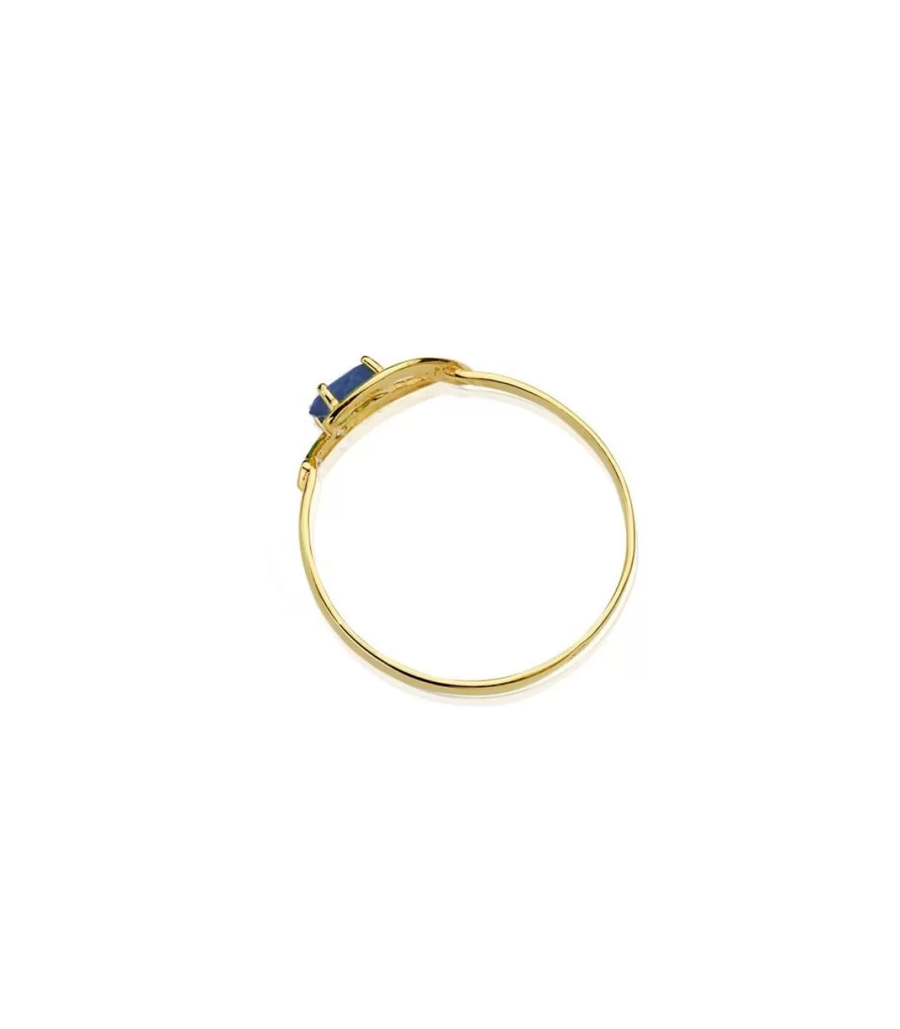 Sortija Juliette Zafiro Oro Bicolor 18K<Alda Joyeros Outlet