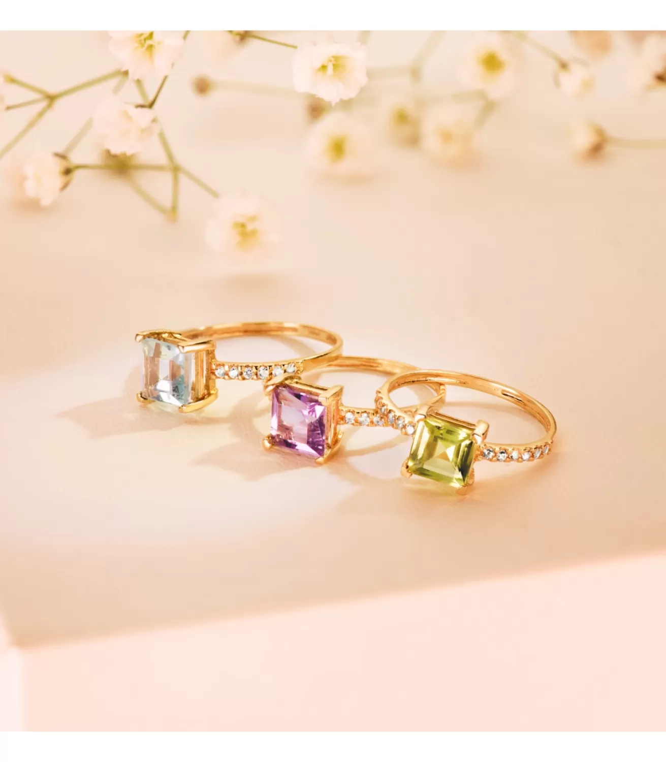 Sortija Mineral Oro Amarillo 18K Amatista<Alda Joyeros Flash Sale