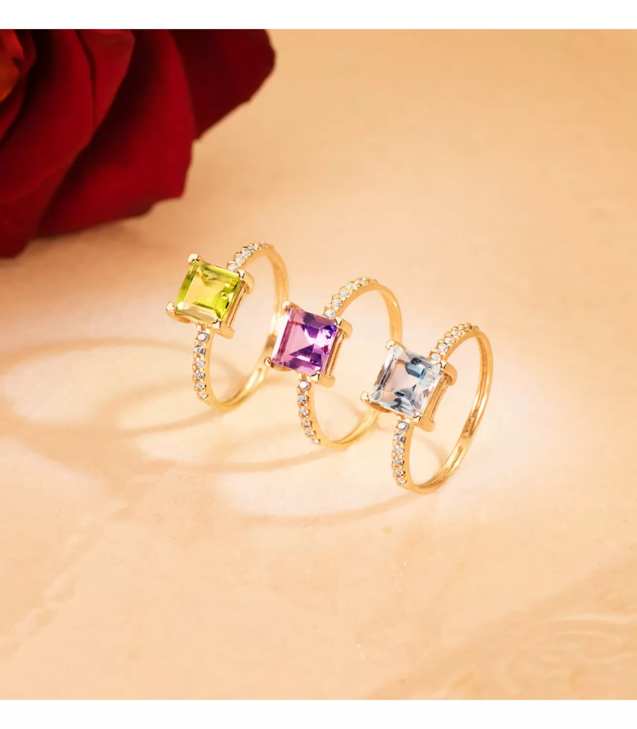 Sortija Mineral Oro Amarillo 18K Peridoto<Alda Joyeros Online