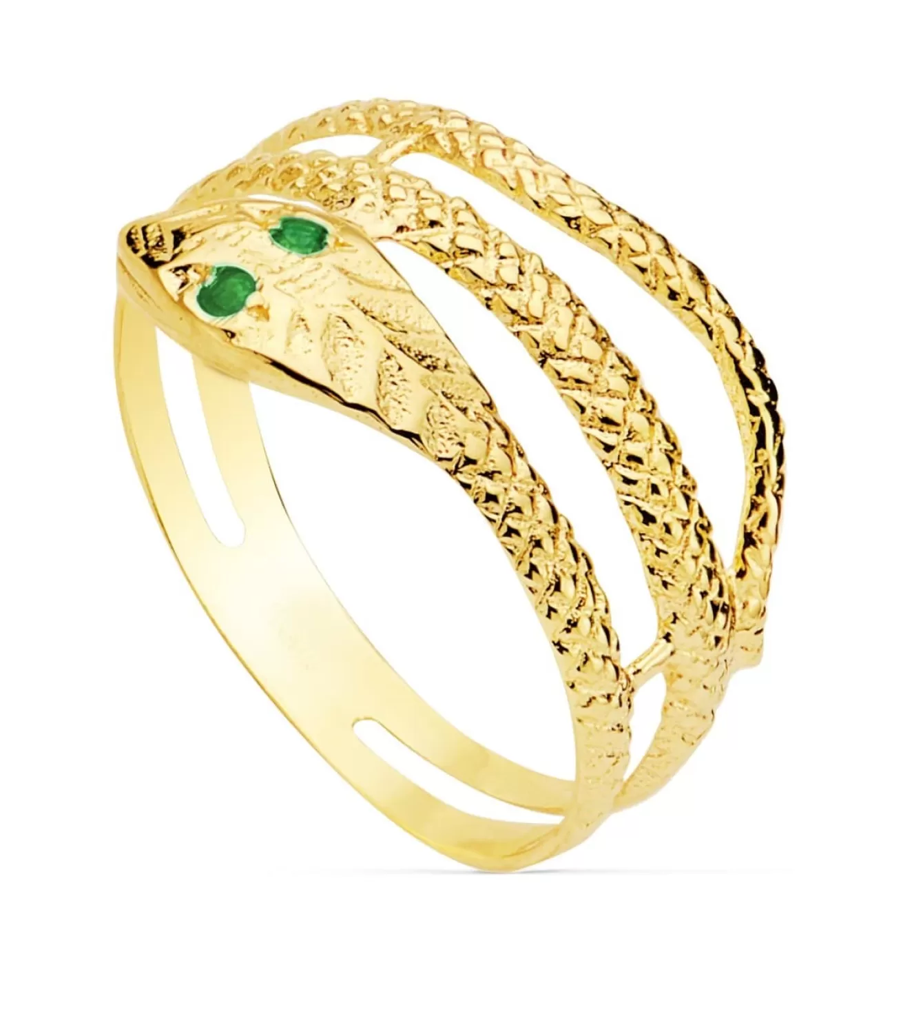 Sortija Mujer Serpiente Oro Amarillo 18K Esmeralda<Alda Joyeros Discount