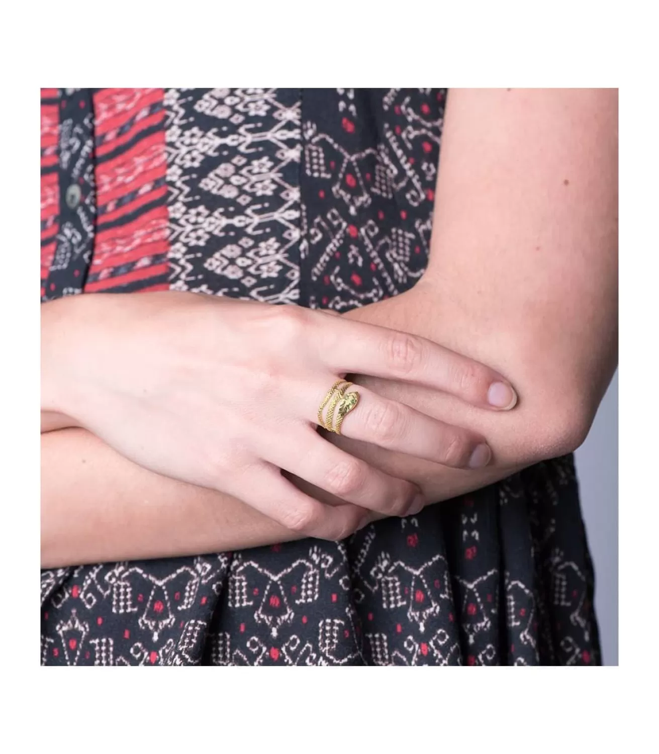Sortija Mujer Serpiente Oro Amarillo 18K Esmeralda<Alda Joyeros Discount