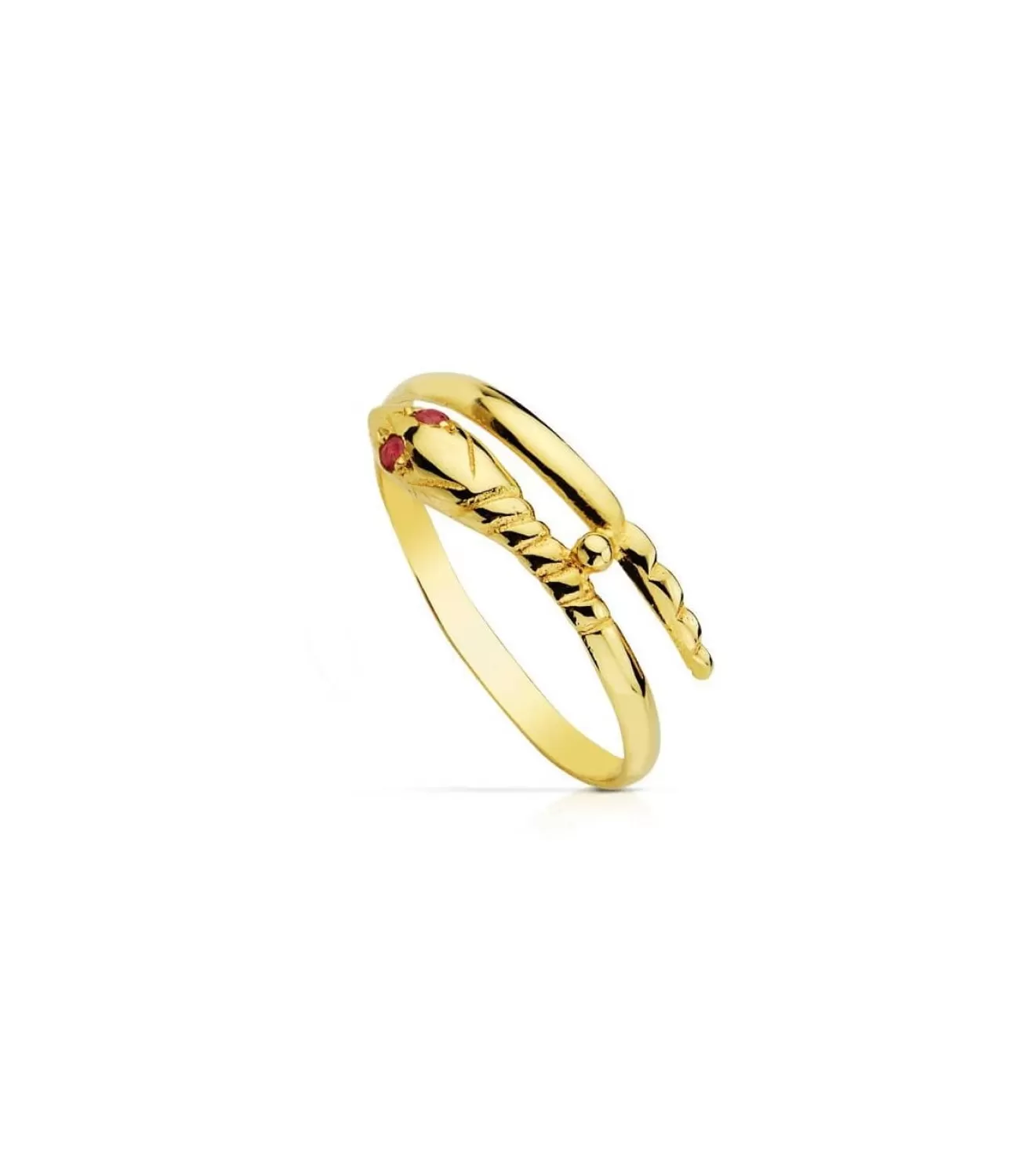 Sortija Oro Amarillo Serpiente 18 Ktes<Alda Joyeros Cheap
