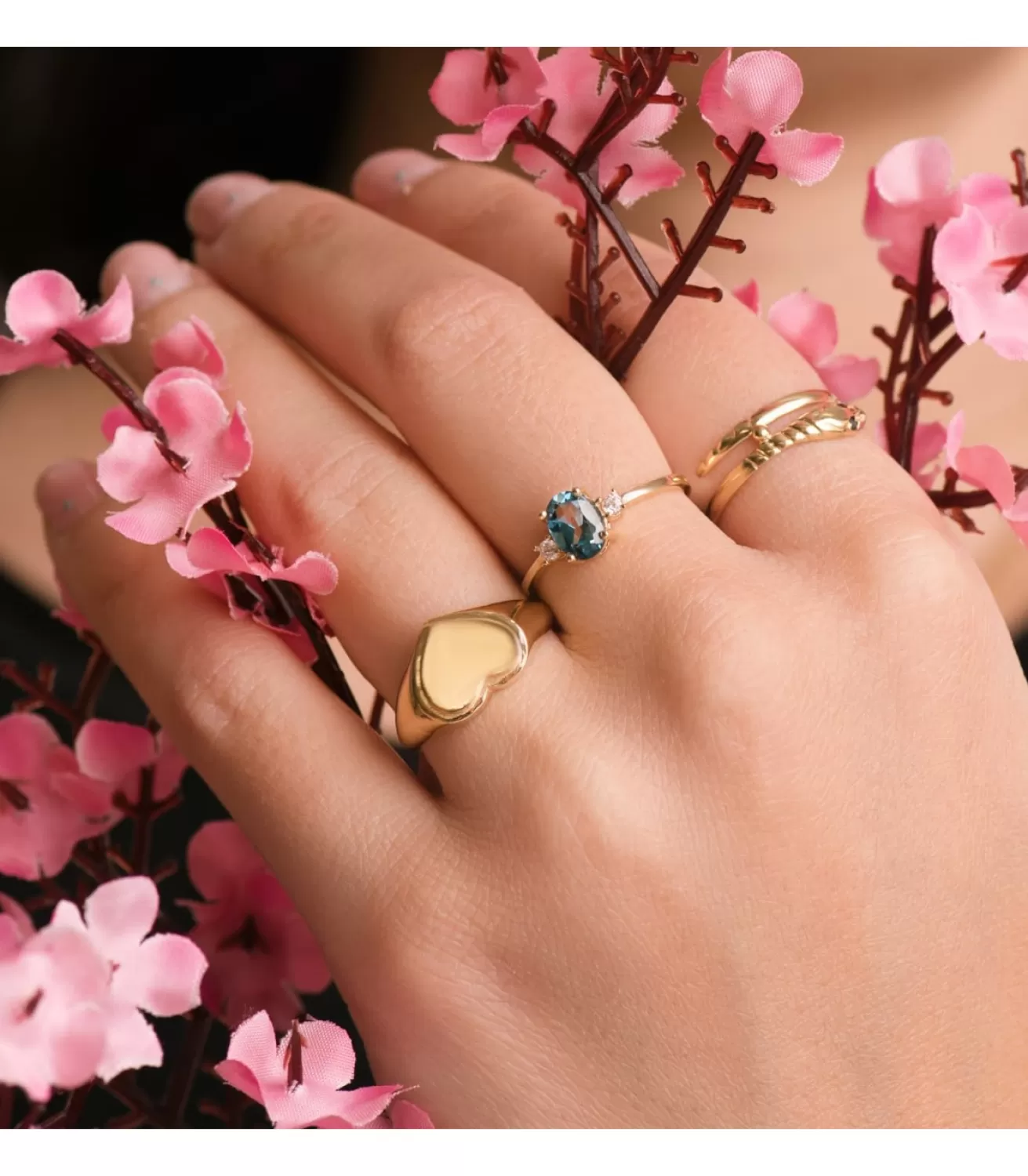 Sortija Oro Amarillo Serpiente 18K Zafiro<Alda Joyeros Fashion