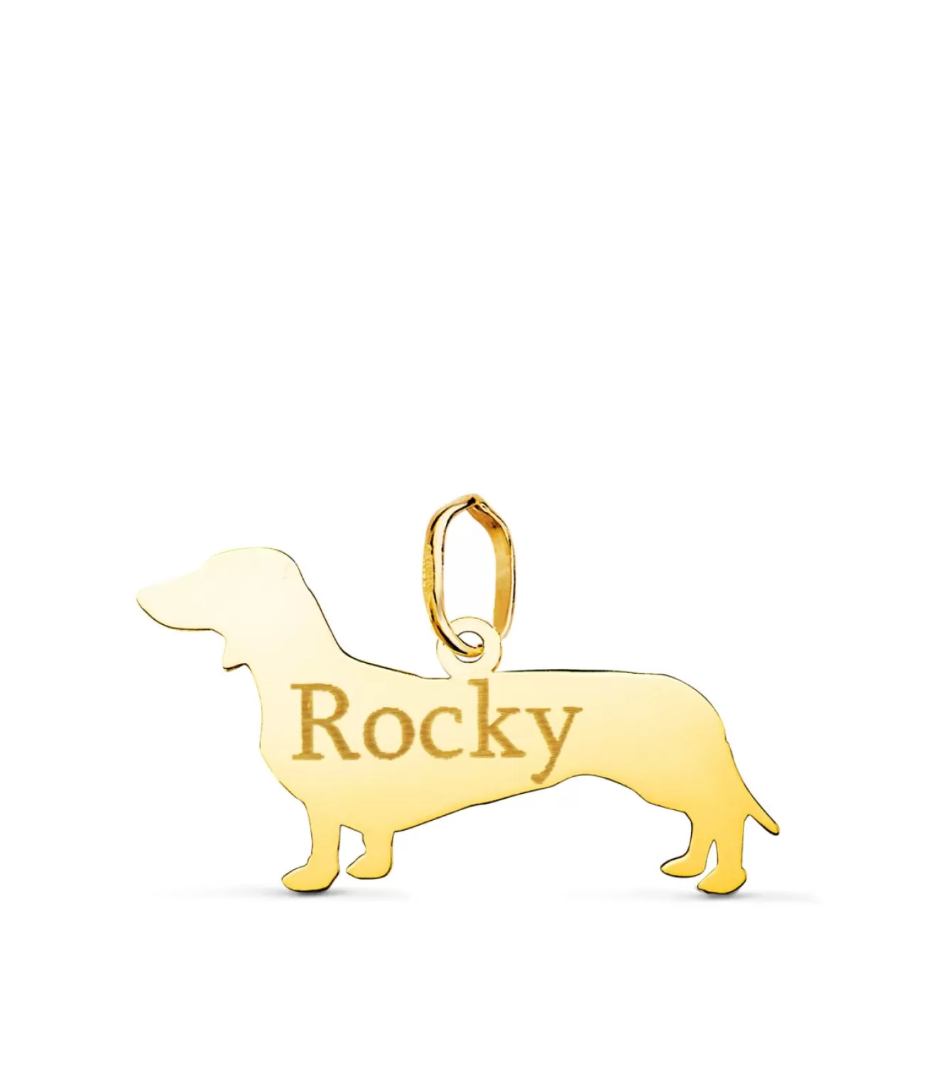 Teckel Colgante Personalizado Perro Oro 18K<Alda Joyeros New